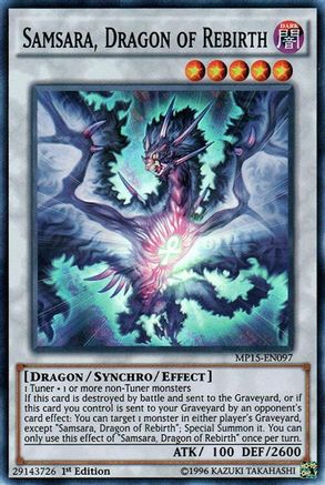 Samsara, Dragon of Rebirth (MP15-EN097) - 2015 Mega-Tins Mega Pack 1st Edition