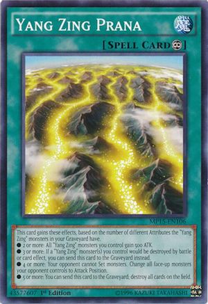 Yang Zing Prana (MP15-EN106) - 2015 Mega-Tins Mega Pack 1st Edition