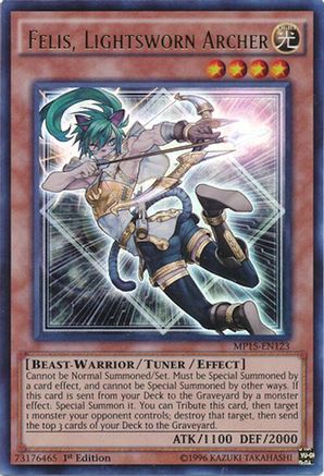 Felis, Lightsworn Archer (MP15-EN123) - 2015 Mega-Tins Mega Pack 1st Edition