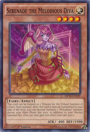 Serenade the Melodious Diva (MP15-EN129) - 2015 Mega-Tins Mega Pack 1st Edition