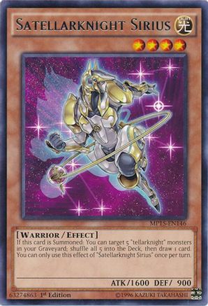 Satellarknight Sirius (MP15-EN146) - 2015 Mega-Tins Mega Pack 1st Edition