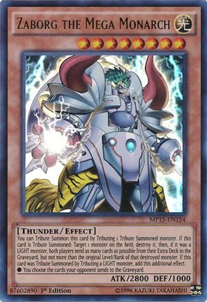 Zaborg the Mega Monarch (MP15-EN154) - 2015 Mega-Tins Mega Pack 1st Edition