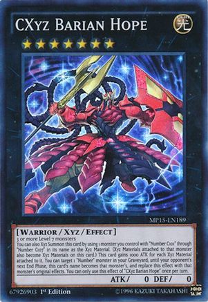 CXyz Barian Hope (MP15-EN189) - 2015 Mega-Tins Mega Pack 1st Edition