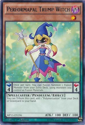 Performapal Trump Witch (MP15-EN196) - 2015 Mega-Tins Mega Pack 1st Edition