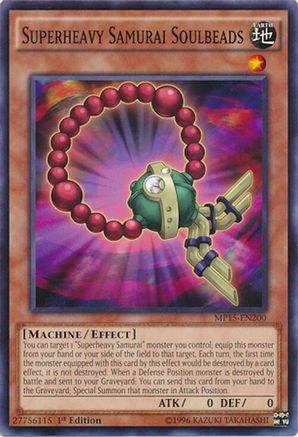 Superheavy Samurai Soulbeads (MP15-EN200) - 2015 Mega-Tins Mega Pack 1st Edition