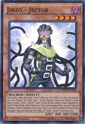 Jinzo - Jector (MP15-EN214) - 2015 Mega-Tins Mega Pack 1st Edition
