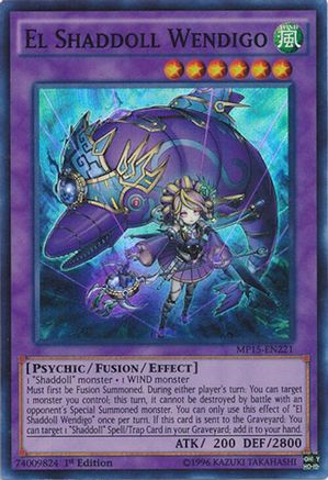 El Shaddoll Wendigo (MP15-EN221) - 2015 Mega-Tins Mega Pack 1st Edition