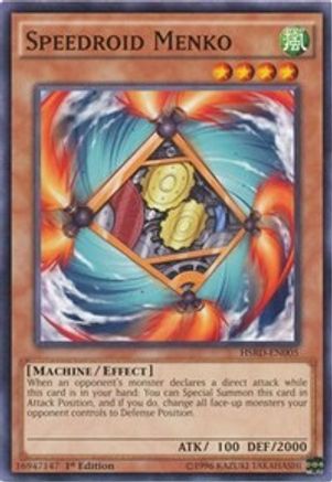 Speedroid Menko (HSRD-EN005) - High-Speed Riders 1st Edition