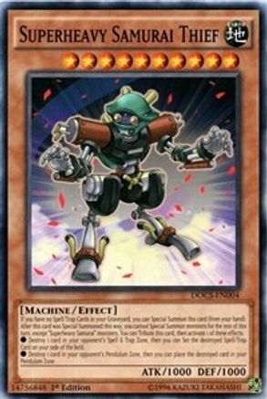 Superheavy Samurai Thief (DOCS-EN004) - Dimension of Chaos 1st Edition