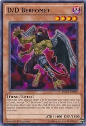 D/D Berfomet (DOCS-EN010) - Dimension of Chaos 1st Edition