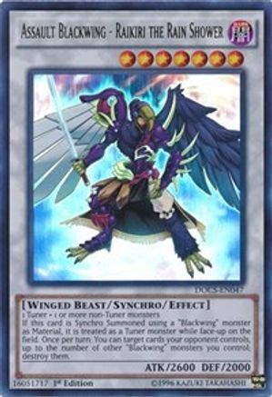 Assault Blackwing - Raikiri the Rain Shower (DOCS-EN047) - Dimension of Chaos Unlimited