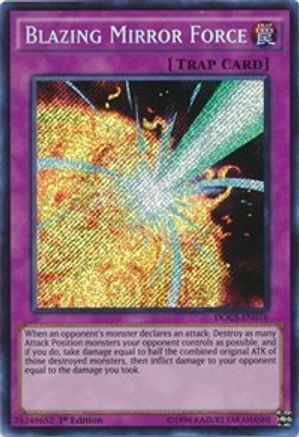 Blazing Mirror Force (DOCS-EN076) - Dimension of Chaos 1st Edition