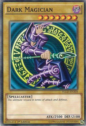 Dark Magician (A) (YGLD-ENA03) - King of Games: Yugi's Legendary Decks 1st Edition
