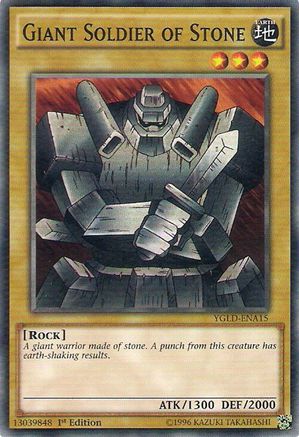 Giant Soldier of Stone (YGLD-ENA15) - King of Games: Yugi's Legendary Decks Unlimited