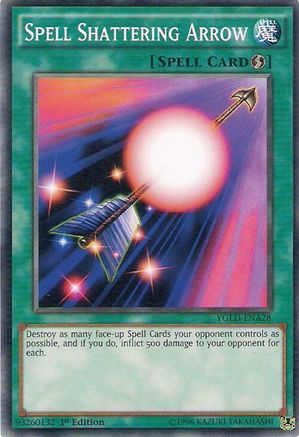 Spell Shattering Arrow (YGLD-ENA28) - King of Games: Yugi's Legendary Decks Unlimited