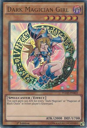 Dark Magician Girl (B) (YGLD-ENB03) - King of Games: Yugi's Legendary Decks 1st Edition