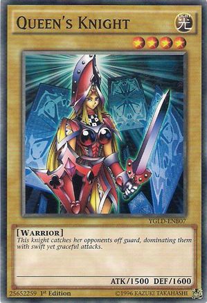 Queen's Knight (B) (YGLD-ENB07) - King of Games: Yugi's Legendary Decks 1st Edition
