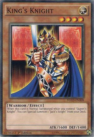 King's Knight (B) (YGLD-ENB08) - King of Games: Yugi's Legendary Decks 1st Edition