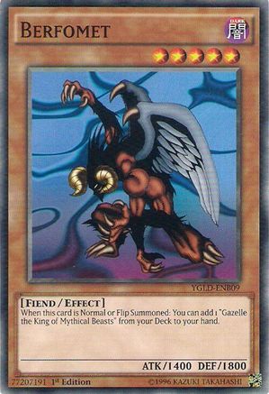 Berfomet (YGLD-ENB09) - King of Games: Yugi's Legendary Decks Unlimited