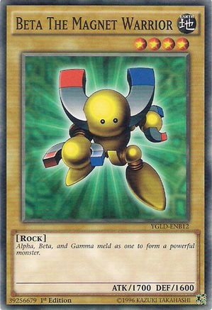 Beta The Magnet Warrior (YGLD-ENB12) - King of Games: Yugi's Legendary Decks Unlimited