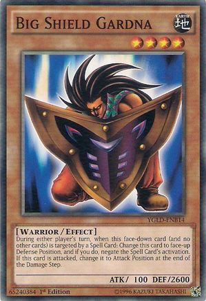 Big Shield Gardna (YGLD-ENB14) - King of Games: Yugi's Legendary Decks 1st Edition