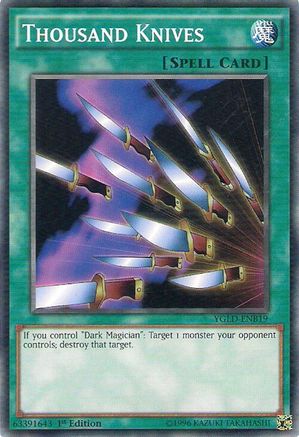Thousand Knives (YGLD-ENB19) - King of Games: Yugi's Legendary Decks 1st Edition