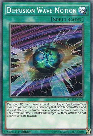 Diffusion Wave-Motion (YGLD-ENB22) - King of Games: Yugi's Legendary Decks 1st Edition