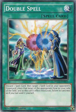 Double Spell (YGLD-ENB23) - King of Games: Yugi's Legendary Decks 1st Edition