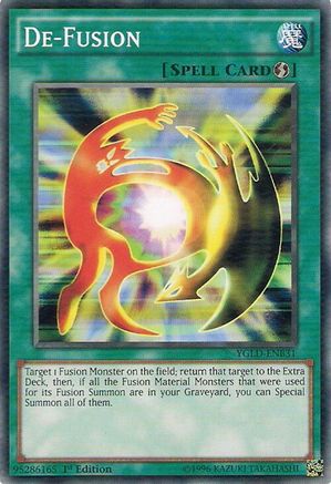 De-Fusion (YGLD-ENB31) - King of Games: Yugi's Legendary Decks 1st Edition