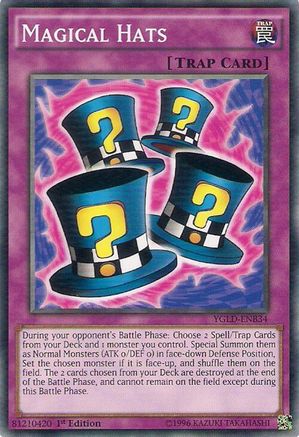 Magical Hats (B) (YGLD-ENB34) - King of Games: Yugi's Legendary Decks 1st Edition