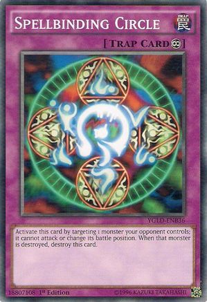 Spellbinding Circle (YGLD-ENB36) - King of Games: Yugi's Legendary Decks Unlimited