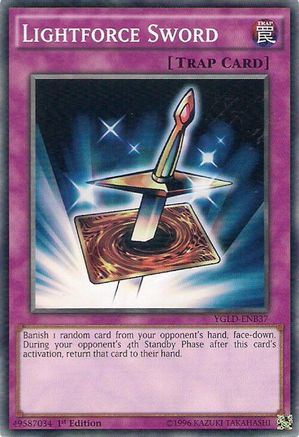 Lightforce Sword (YGLD-ENB37) - King of Games: Yugi's Legendary Decks 1st Edition