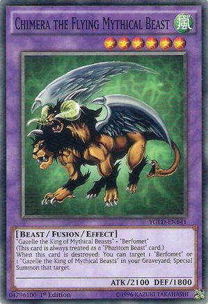 Chimera the Flying Mythical Beast (YGLD-ENB41) - King of Games: Yugi's Legendary Decks Unlimited