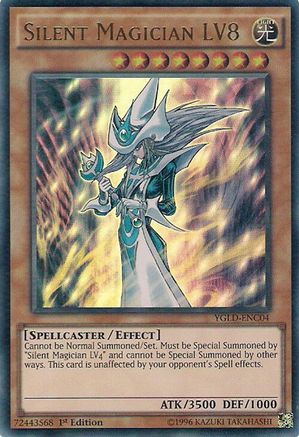 Silent Magician LV8 (YGLD-ENC04) - King of Games: Yugi's Legendary Decks 1st Edition