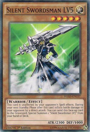 Silent Swordsman LV5 (YGLD-ENC07) - King of Games: Yugi's Legendary Decks Unlimited