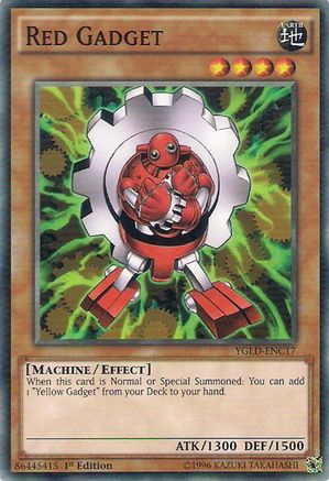 Red Gadget (YGLD-ENC17) - King of Games: Yugi's Legendary Decks 1st Edition