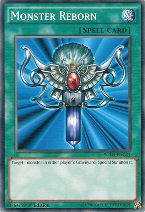 Monster Reborn (C) (YGLD-ENC24) - King of Games: Yugi's Legendary Decks 1st Edition