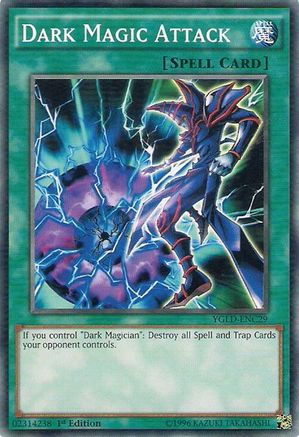 Dark Magic Attack (YGLD-ENC29) - King of Games: Yugi's Legendary Decks 1st Edition