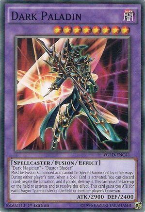 Dark Paladin (YGLD-ENC41) - King of Games: Yugi's Legendary Decks 1st Edition