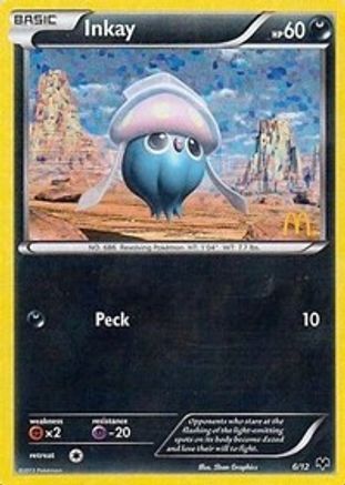 Inkay (6/12) [McDonald's Promos: 2014 Collection]