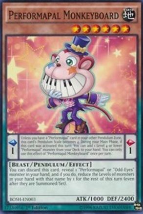 Performapal Monkeyboard (BOSH-EN003) - Breakers of Shadow Unlimited