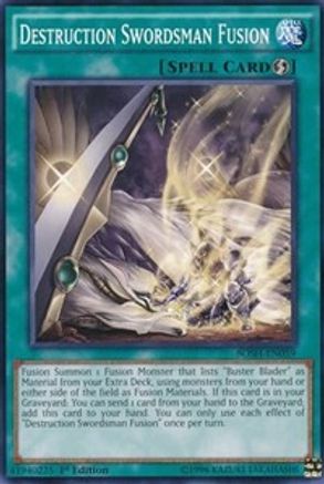 Destruction Swordsman Fusion (BOSH-EN059) - Breakers of Shadow 1st Edition