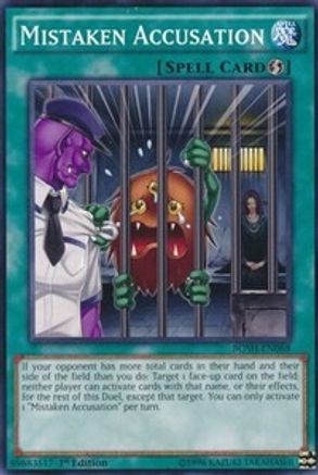 Mistaken Accusation (BOSH-EN068) - Breakers of Shadow 1st Edition