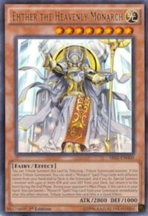 Ehther the Heavenly Monarch (SR01-EN000) - Structure Deck: Emperor of Darkness Unlimited