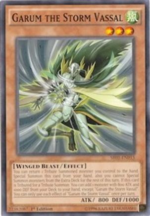 Garum the Storm Vassal (SR01-EN015) - Structure Deck: Emperor of Darkness Unlimited
