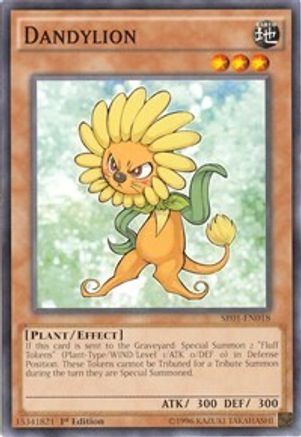 Dandylion (SR01-EN018) - Structure Deck: Emperor of Darkness 1st Edition