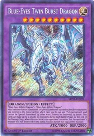 Blue-Eyes Twin Burst Dragon (SHVI-EN099) - Shining Victories 1st Edition