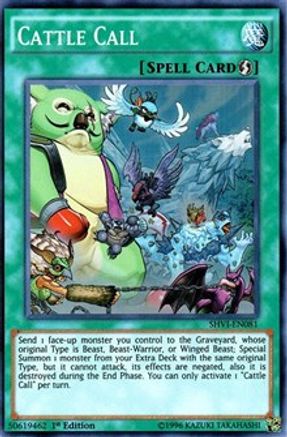 Cattle Call (SHVI-EN081) - Shining Victories 1st Edition
