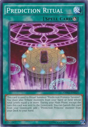 Prediction Ritual (OP02-EN025) - OTS Tournament Pack 2 Unlimited