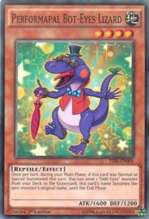 Performapal Bot-Eyes Lizard (TDIL-EN001) - The Dark Illusion 1st Edition